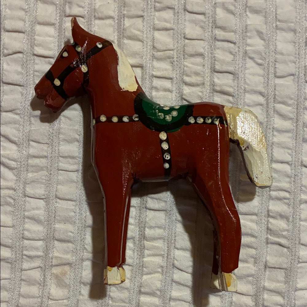 Handcrafted Brown Horse Figurine